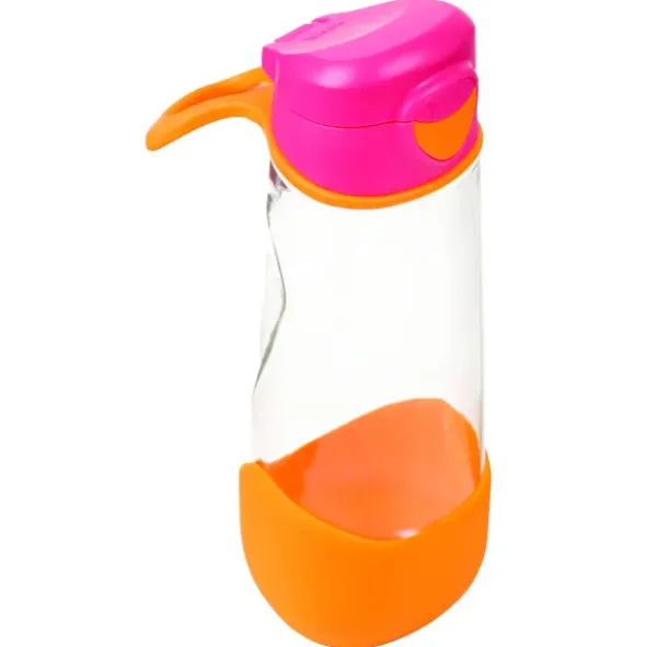Kindertrinkflasche sport spout 600 ml - rot orange