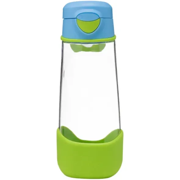 Kindertrinkflasche sport spout 600 ml - blau grün