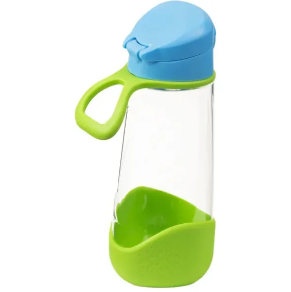 Kindertrinkflasche sport spout 600 ml - blau grün