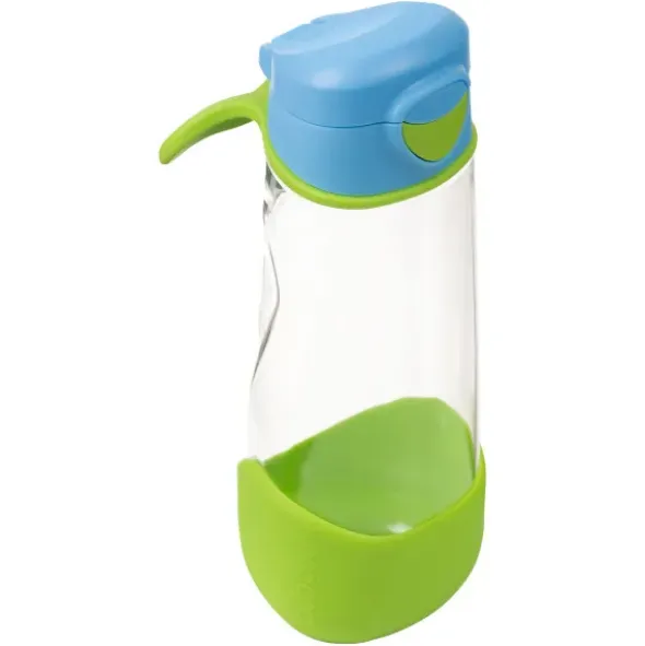 Kindertrinkflasche sport spout 600 ml - blau grün