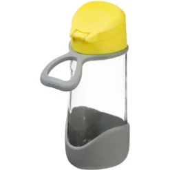 Kindertrinkflasche sport spout 450 ml gelb-grau
