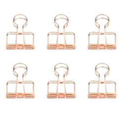 Klammern WIRE CLIPS 6er-Set - roségold