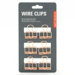 Klammern WIRE CLIPS 6er-Set - roségold