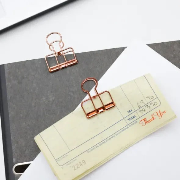 Klammern WIRE CLIPS 6er-Set - roségold
