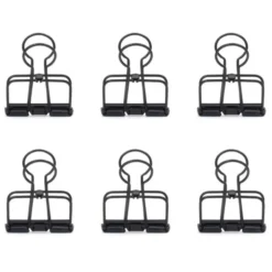 Klammern WIRE CLIPS 6er-Set - schwarz