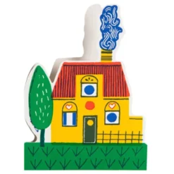 Klappkarte Haus – Cut Out Grußkarte / Einladungskarte mit Umschlag