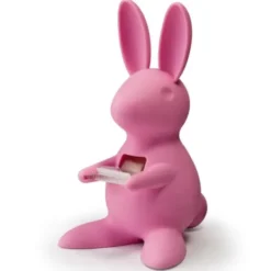 Klebefilmabroller Hase pink – Desk Bunny