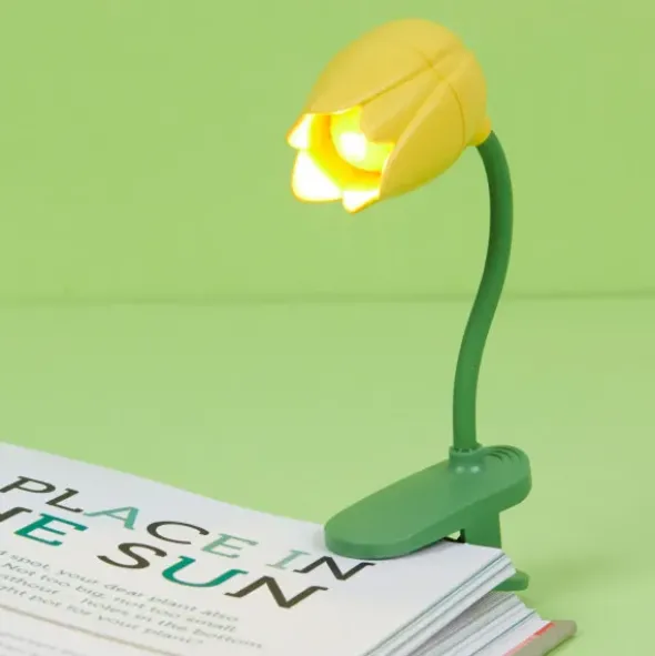 Klemmlicht TULIP - Leselicht Tulpe gelb