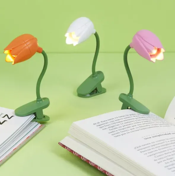 Klemmlicht TULIP - Leselicht Tulpe gelb
