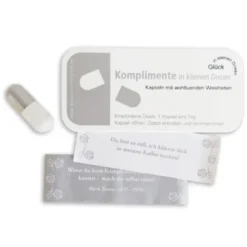 Komplimente in kleinen Dosen - 7 Pillen mit Boschaften