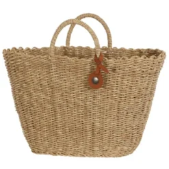 Korbtasche geflochten SOFIA - Design Shopper & Strandtasche M