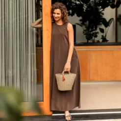 Korbtasche geflochten SOFIA - Design Handtasche S