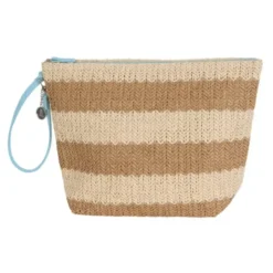 Kosmetiktasche natur / Organizer CARRY beige mit Handschlaufe groß