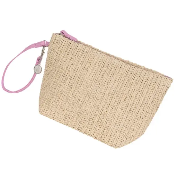 Kosmetiktasche natur / Organizer CARRY beige mit Handschlaufe klein