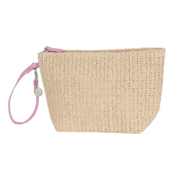 Kosmetiktasche natur / Organizer CARRY beige mit Handschlaufe klein