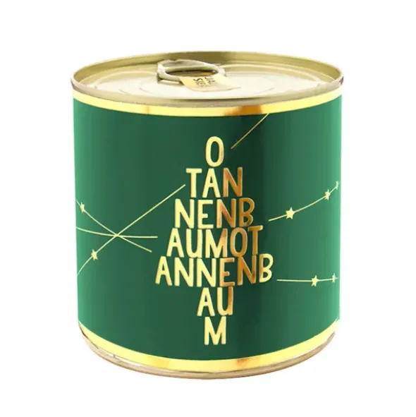 Kuchen in der Dose CANCAKE - O Tannenbaum, grün-gold
