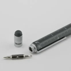 Kugelschreiber Construction mit Wasserwaage, Lineal, Bit... - anthrazit