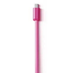 Ladekabel USB-C 90cm – Juicy Boosta aufrollbar pink
