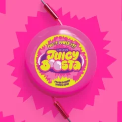 Ladekabel USB-C 90cm – Juicy Boosta aufrollbar pink