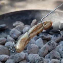 Lagerfeuer Grillspieß für Grillwürste - Wurstspieß 85 cm