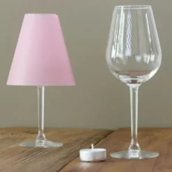 Lampenschirme ZARTE HELENE 3er Set, rosa