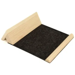 Laptophalter aus Eschenholz & Filz - Laptop Auflage faltbar