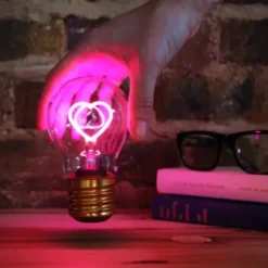 LED Heart Lightbulb - kabellose Glühbirne