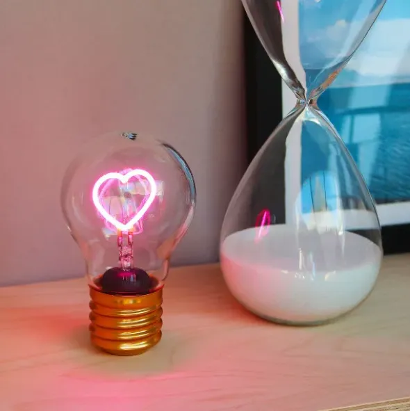 LED Heart Lightbulb - kabellose Glühbirne