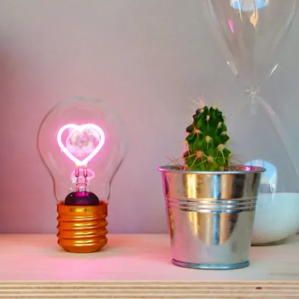 LED Heart Lightbulb - kabellose Glühbirne