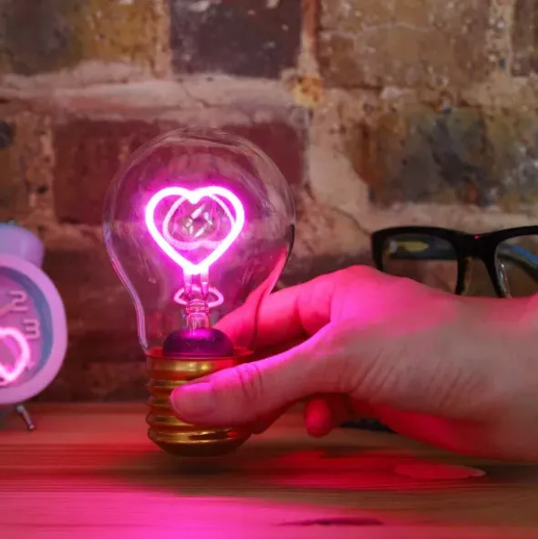 LED Heart Lightbulb - kabellose Glühbirne