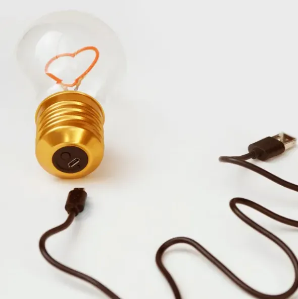 LED Heart Lightbulb - kabellose Glühbirne