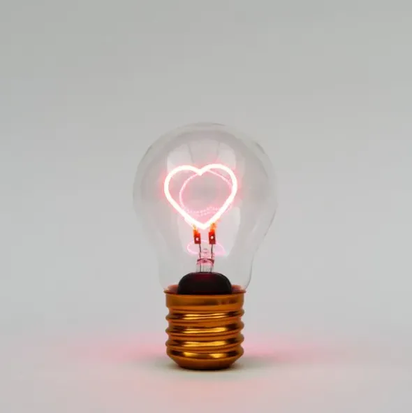 LED Heart Lightbulb - kabellose Glühbirne
