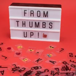 LED Leuchtkasten A6 + Buchstabenset, magnetisch