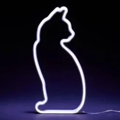 LED Neonleuchte Katze sitzend - inkl. USB-Kabel