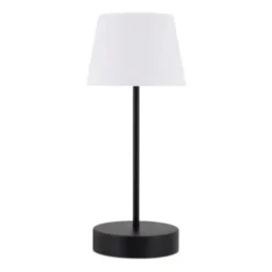 LED Tischleuchte OSCAR (Akkulampe) - 3 Lichtstufen, schwarz weiß
