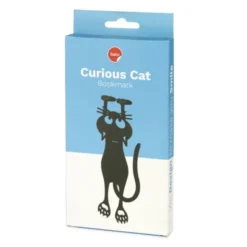 Lesezeichen Katze, Kunststoff schwarz