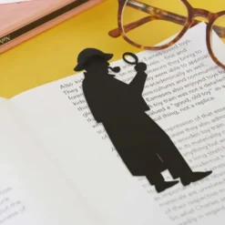 Lesezeichen Sherlock, Kunststoff schwarz