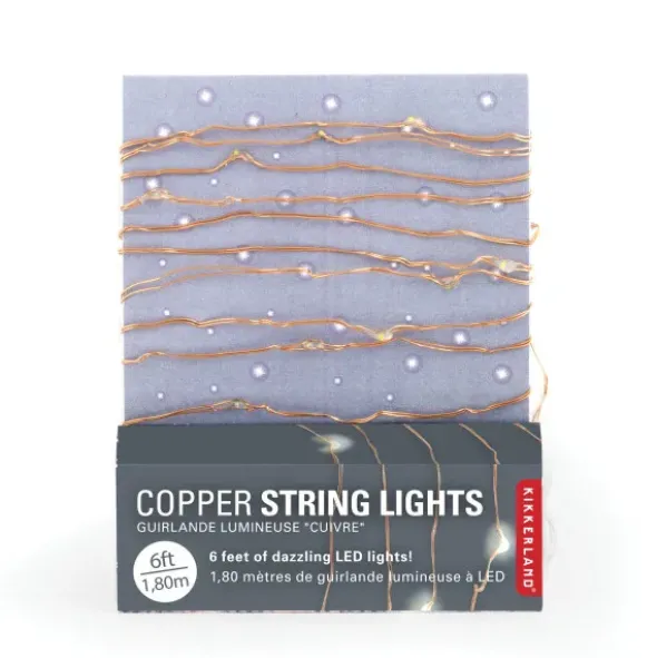Lichterkette Kupferdraht String Light chopper - 20 LEDs - Batteriebetrieb