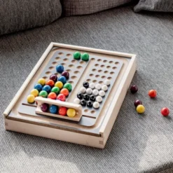 Logikspiel KUGELGRIPS aus Holz – Denkspiel für 2 Personen