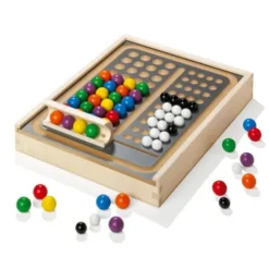 Logikspiel KUGELGRIPS aus Holz – Denkspiel für 2 Personen
