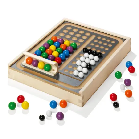 Logikspiel KUGELGRIPS aus Holz – Denkspiel für 2 Personen