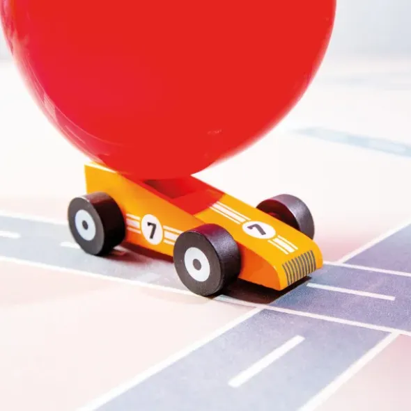 Luftballonauto BALLOON RACER Orangestar