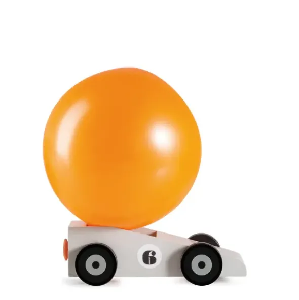 Luftballonauto BALLOON RACER Silverstar