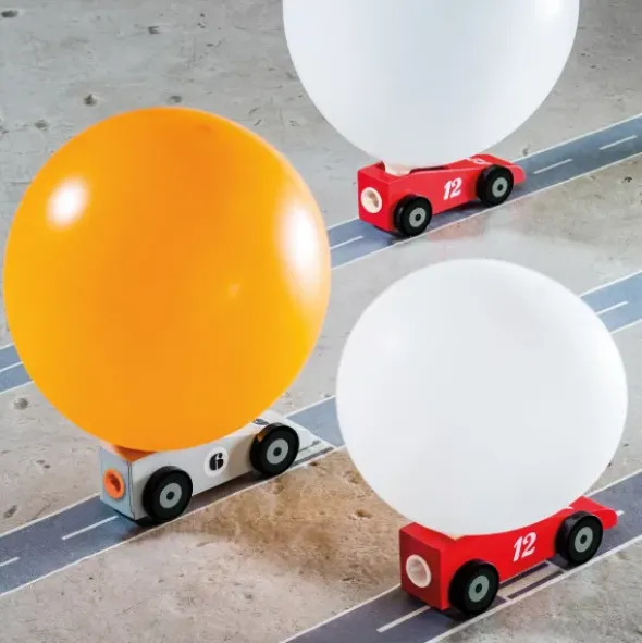 Luftballonauto BALLOON RACER Silverstar