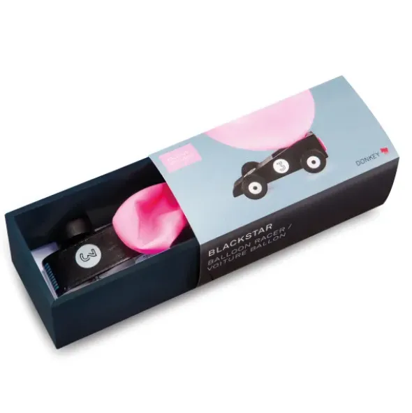 Luftballonauto BALLOON RACER Blackstar