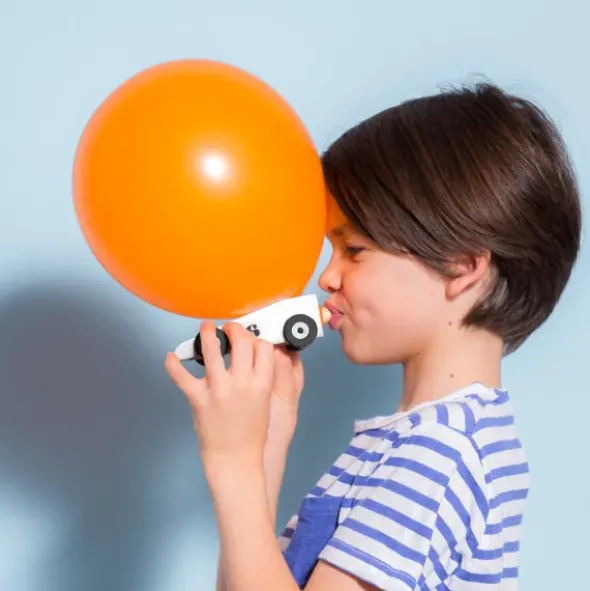 Luftballonauto BALLOON RACER Blackstar