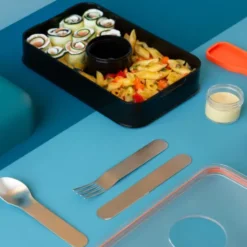 Lunchbox ALL-IN-1 SET - ATLANTIC BAY (petrolblau)