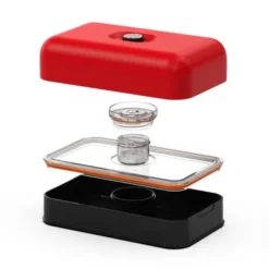 Lunchbox ALL-IN-1 SET - HOT RED (rot)