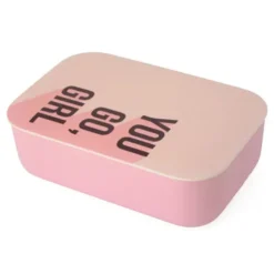 Lunchbox BIOLOCO PLANT CLASSIC, YOU GO GIRL - rosa