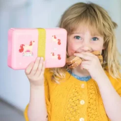 Lunchbox / Brotdose mit Stickerbogen RAINBOWS